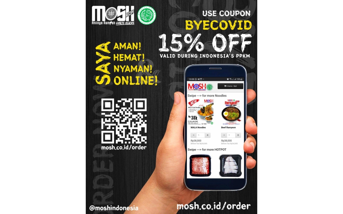 Make wish BYECOVID and get your 15% Discount